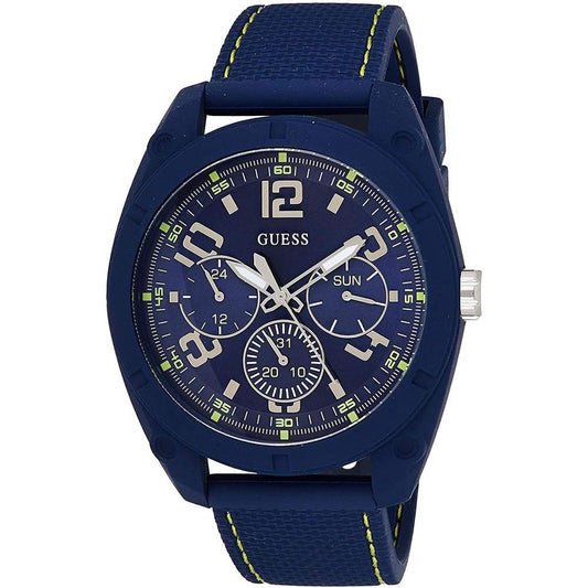Guess Blue Rubber Watch Guess Midnight Blue
