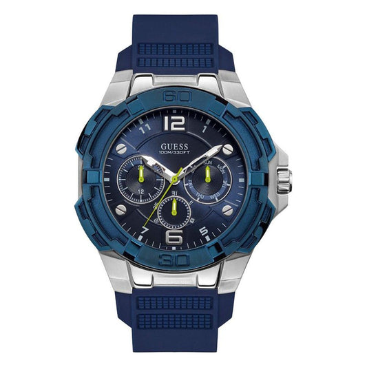 Guess Blue Rubber Watch Guess Dark Slate Gray