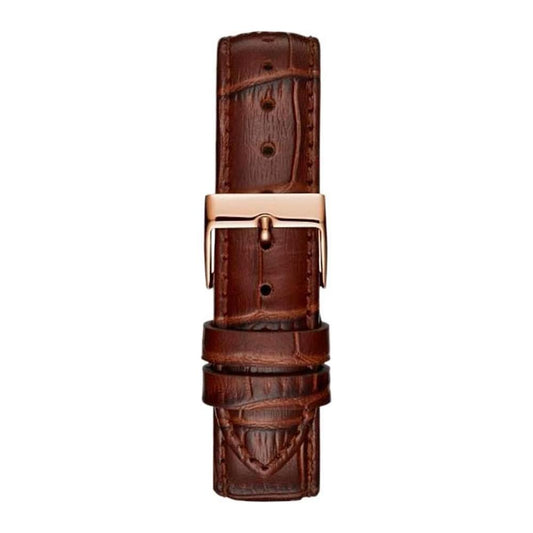 Guess Brown Leather Watch Guess Saddle Brown