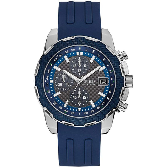 Guess Blue Rubber Watch Guess Dark Slate Gray