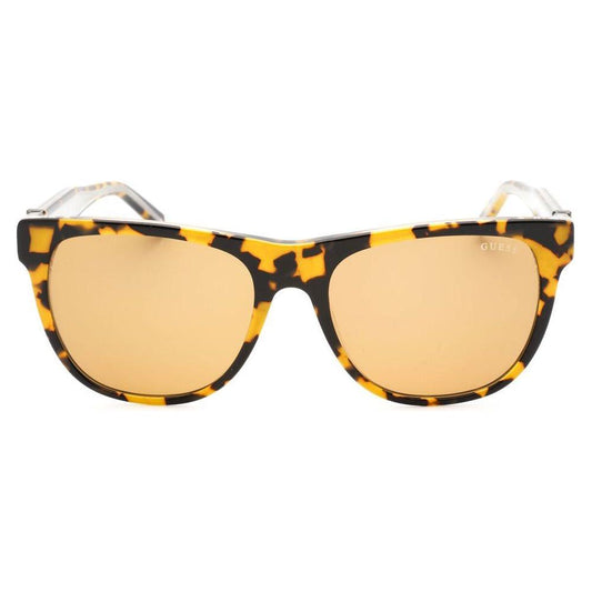 Guess Brown Resin Sunglasses Guess Light Goldenrod