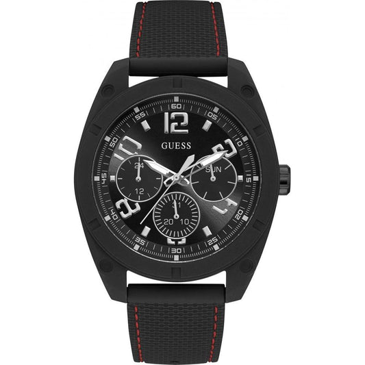 Guess Black Rubber Watch Guess Dark Slate Gray