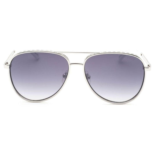 Guess Gray Metal Sunglasses Guess Dark Gray
