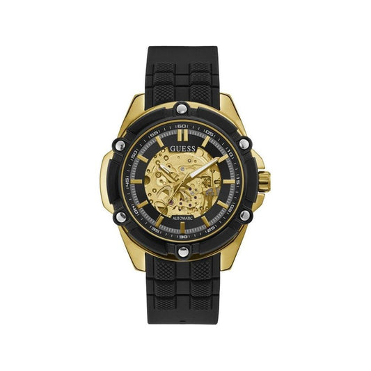 Guess Black Resin Watch Guess Tan