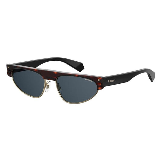 Polaroid Brown Metal Sunglasses Polaroid Dark Slate Gray