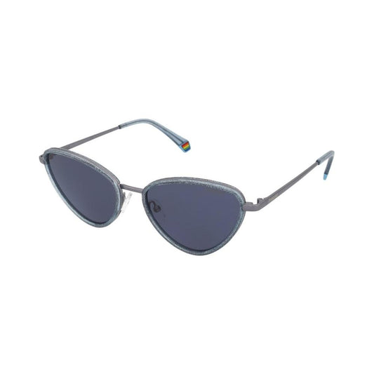 Polaroid Blue Plastic Sunglasses Polaroid Dim Gray