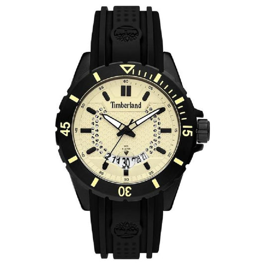 Timberland Black Silicone Watch Timberland Black