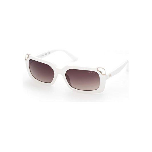 Guess White Injected Sunglasses Guess Dim Gray