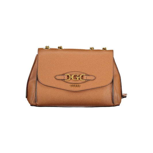 Guess Jeans Brown Polyethylene Handbag Guess Jeans Sienna