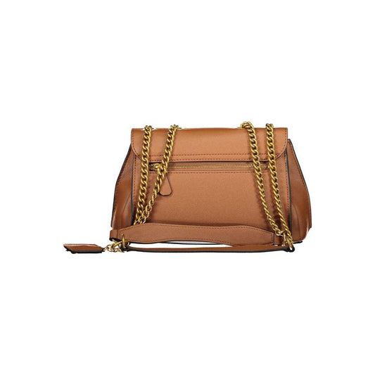 Guess Jeans Brown Polyethylene Handbag Guess Jeans Sienna