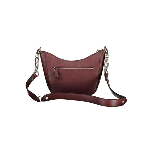 Guess Jeans Brown Polyethylene Handbag Guess Jeans Dark Olive Green