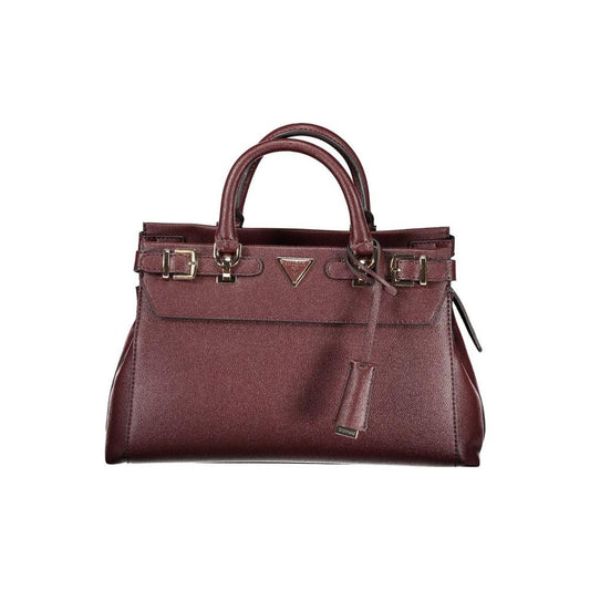 Guess Jeans Brown Polyethylene Handbag Guess Jeans Dark Olive Green