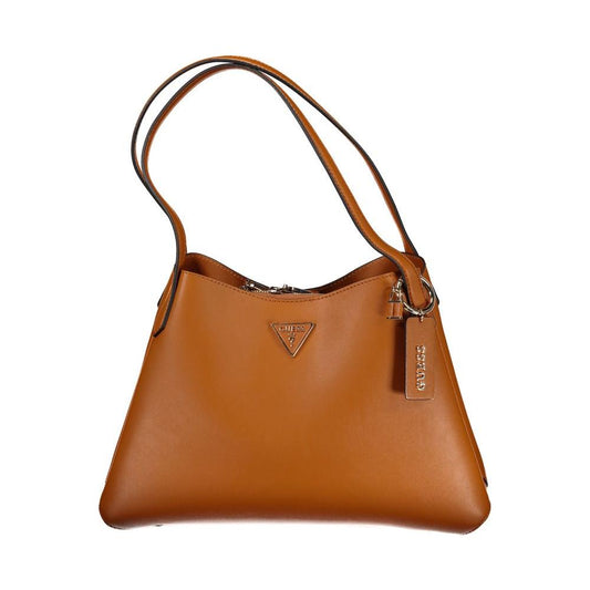 Guess Jeans Brown Polyethylene Handbag Guess Jeans Sienna