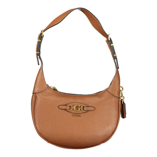 Guess Jeans Brown Polyethylene Handbag Guess Jeans Sienna