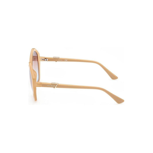 Guess Beige Injected Sunglasses Guess Tan