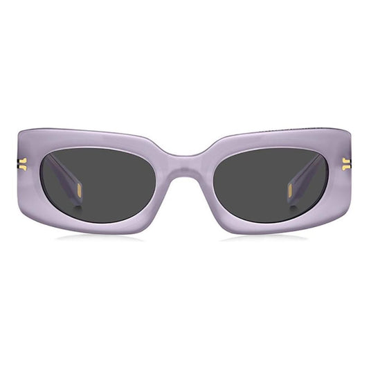 Marc Jacobs Purple Plastic Sunglasses Marc Jacobs Slate Gray