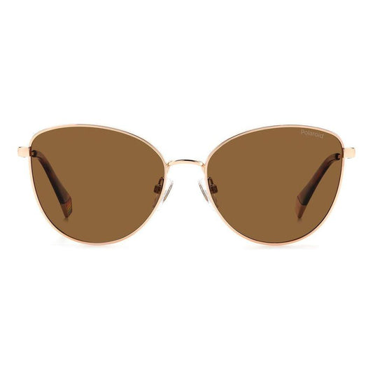 Polaroid Gold Metal Sunglasses Polaroid Sienna