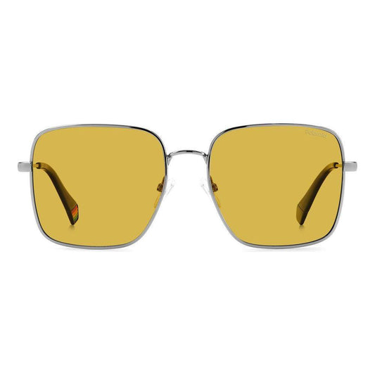 Polaroid Gray Metal Sunglasses Polaroid Dark Khaki