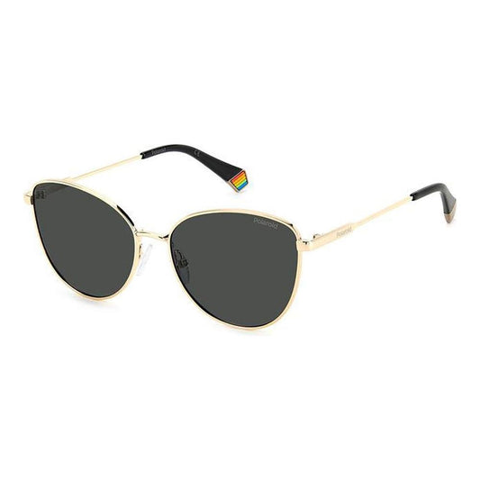 Polaroid Gold Metal Sunglasses Polaroid Dark Slate Gray