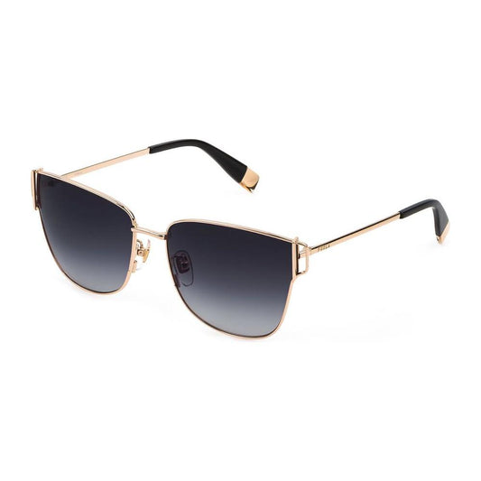 Furla Gold Metal Sunglasses Furla Dark Slate Gray