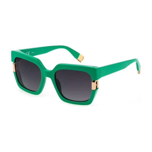 Furla Green Acetate Sunglasses Furla Sea Green
