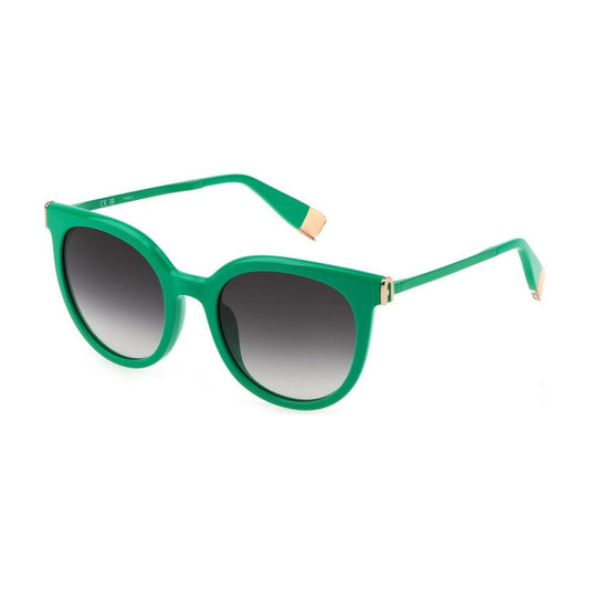 Furla Green Acetate Sunglasses Furla Sea Green