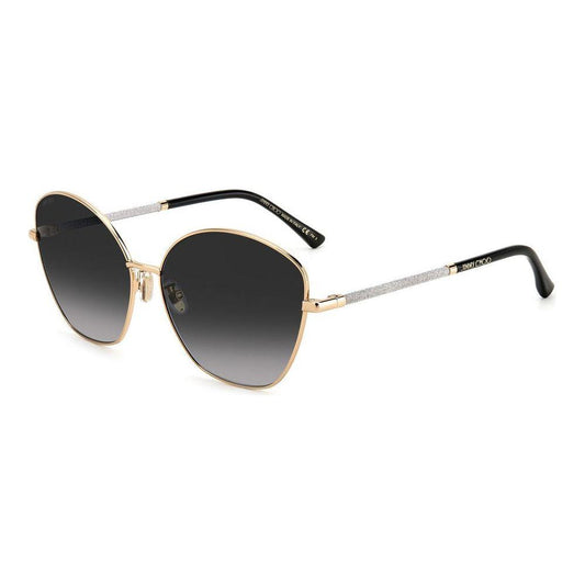 Jimmy Choo Gold Metal Sunglasses Jimmy Choo Light Gray