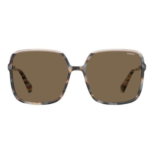 Polaroid Beige Plastic Sunglasses Polaroid Dim Gray