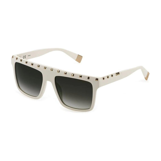 Furla Beige Acetate Sunglasses Furla Dark Slate Gray