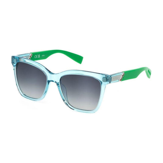 Furla Blue Plastic Sunglasses Furla Light Slate Gray