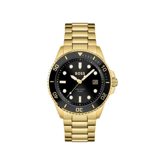 Hugo Boss Gold Stainless Steel Watch Hugo Boss Dark Slate Gray