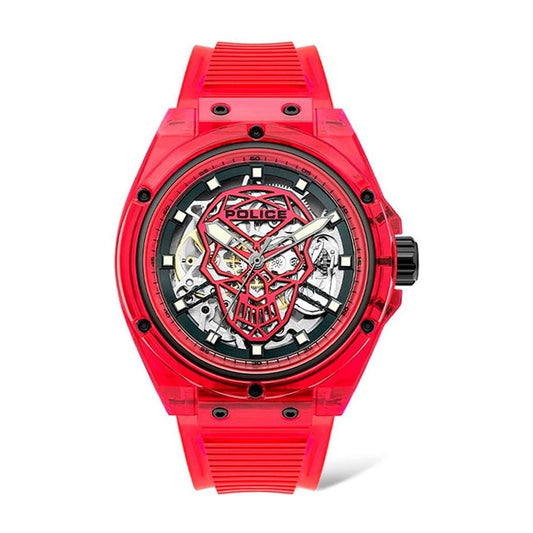Police Red Resin Watch Police Dark Slate Gray