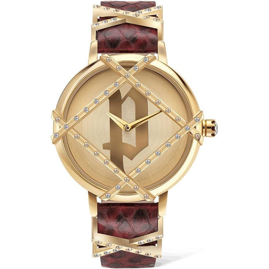 Police Red Leather Watch Police Tan