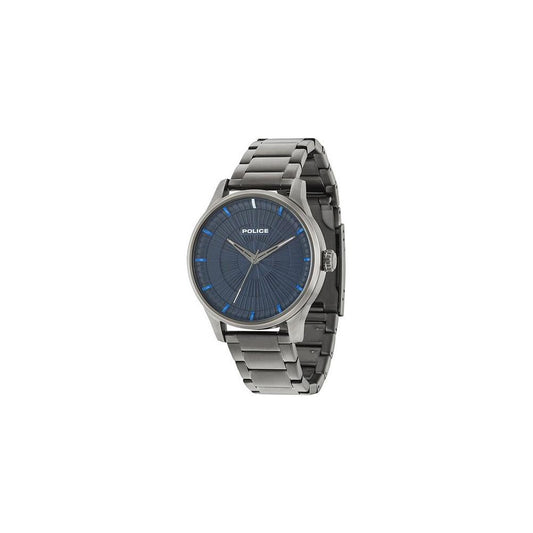 Police Gray Stainless Steel Watch Police Dim Gray