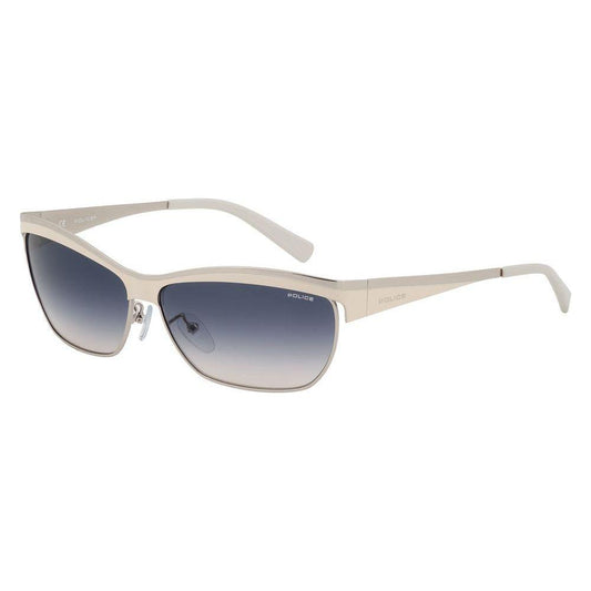 Police Gray Metal Sunglasses Police Gray