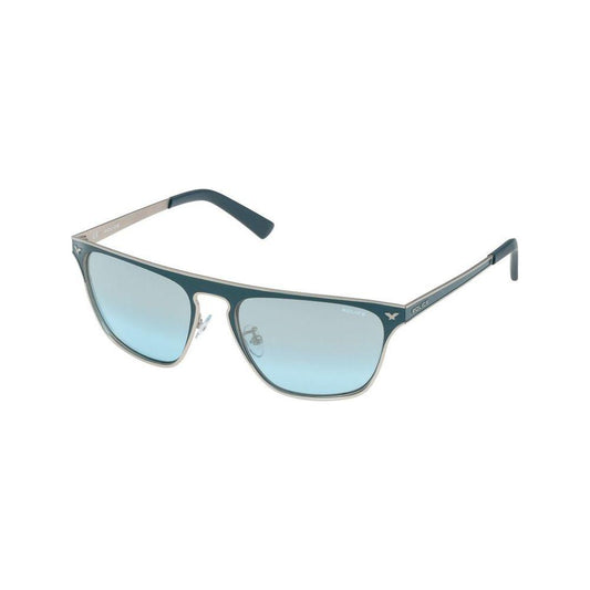 Police Gray Metal Sunglasses Police Light Steel Blue