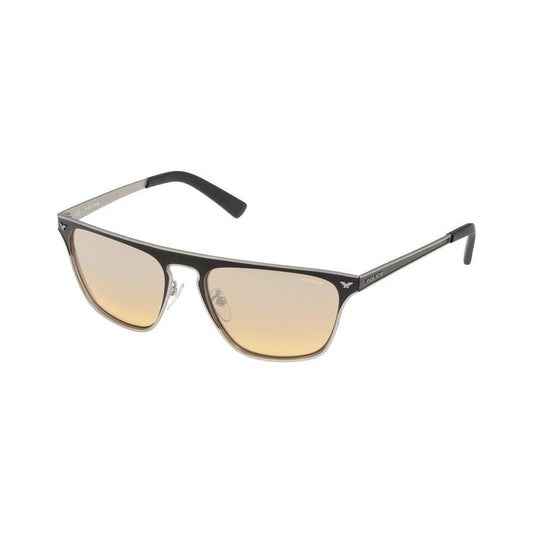 Police Gray Metal Sunglasses Police Gray