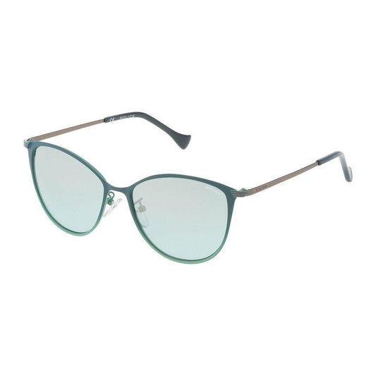 Police Green Metal Sunglasses Police Light Gray