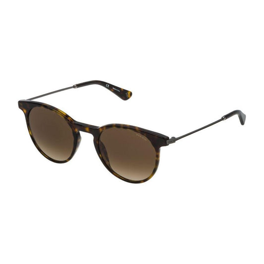 Police Brown Metal Sunglasses Police Dark Olive Green