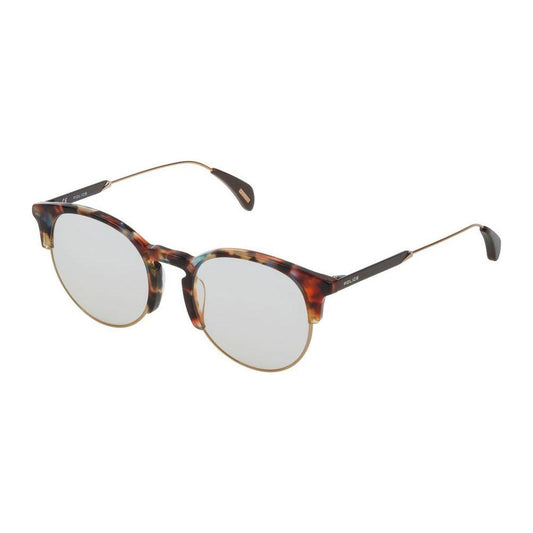 Police Brown Acetate Sunglasses Police Light Gray