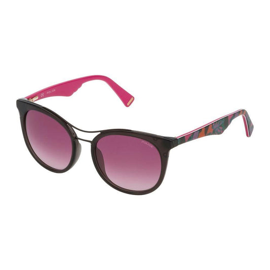 Police Gray Acetate Sunglasses Police Rosy Brown