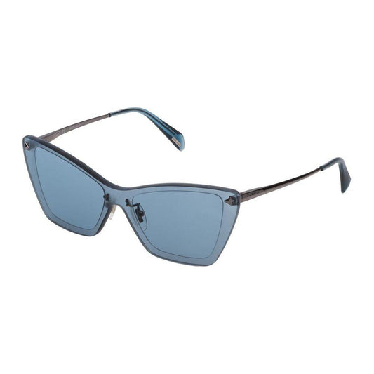 Police Blue Metal Sunglasses Police Light Slate Gray