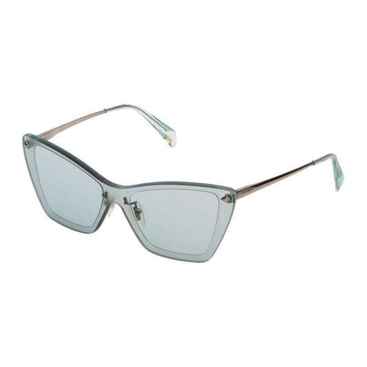 Police Beige Metal Sunglasses Police Gray