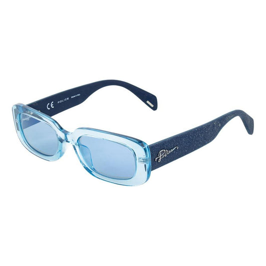 Police Blue Acetate Sunglasses Police Light Blue