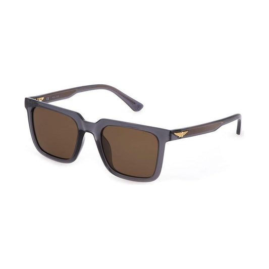Police Gray Injected Sunglasses Police Dim Gray
