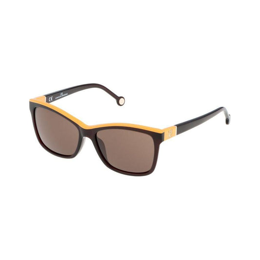 Carolina Herrera Brown Acetate Sunglasses Carolina Herrera Dim Gray