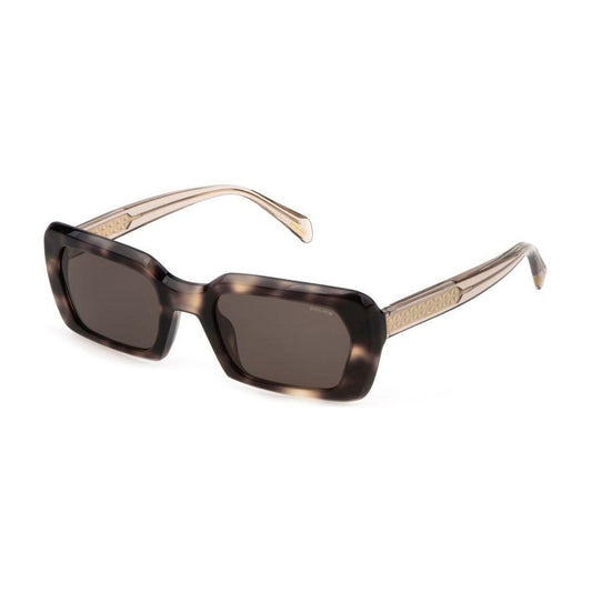 Police Brown Acetate Sunglasses Police Dim Gray