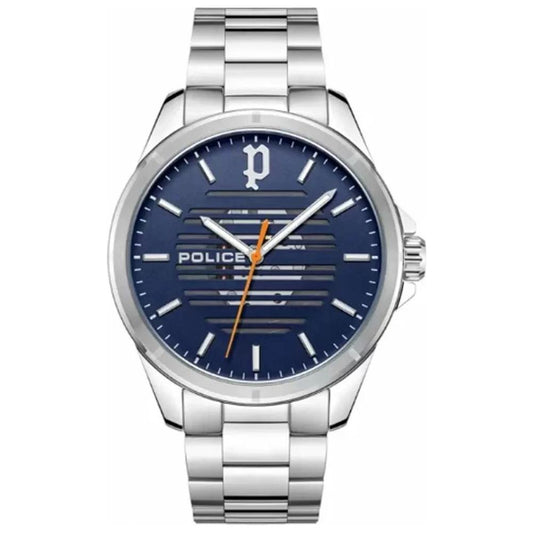 Police Gray Stainless Steel Watch Police Light Gray