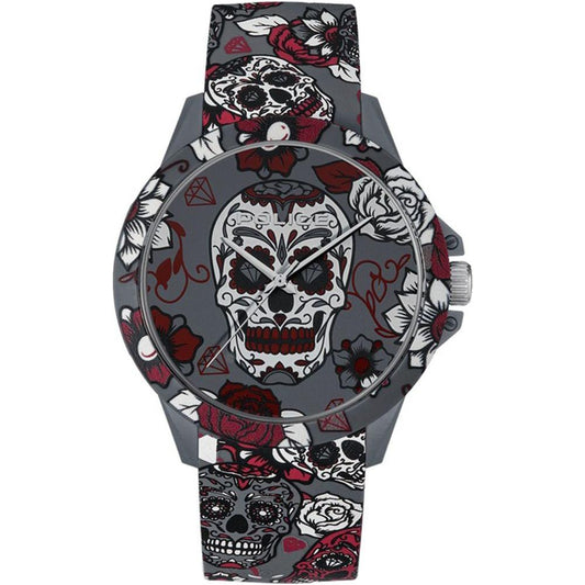 Police Gray Silicone Watch Police Dark Slate Gray