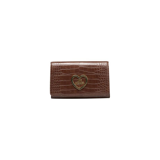 Love Moschino Brown Polyethylene Women Crossbody Bag Love Moschino Dark Olive Green